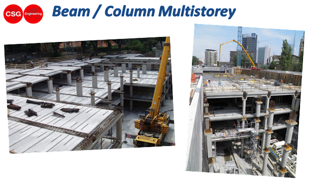 Precast Beam Column Multistorey